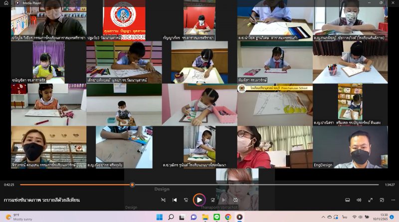 การแข่งขันกิจกรรมสัมพันธ์ออนไลน์ระดับปฐมวัย